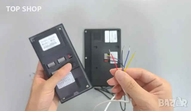 НОВ видеодомофон за 3 или 4 апартамента, 9 инча нощно виждане, дистанционно отключване двупосочен, снимка 3 - Други - 49266515