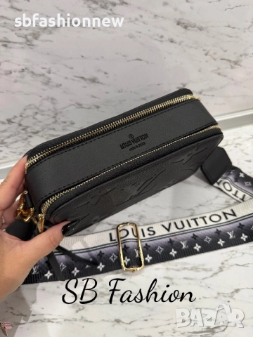 Черна чанта Louis Vuitton, снимка 5 - Чанти - 52819448