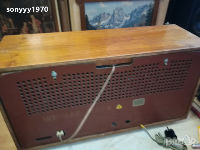 RFT WEIMAR 5140A TUBE RECEIVER-MADE IN GERMANY 1003241035, снимка 9 - Ресийвъри, усилватели, смесителни пултове - 44694109