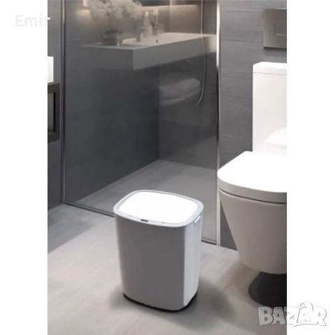 Кош за отпадъци със сензор 12 L - бял, снимка 3 - Други стоки за дома - 52872287