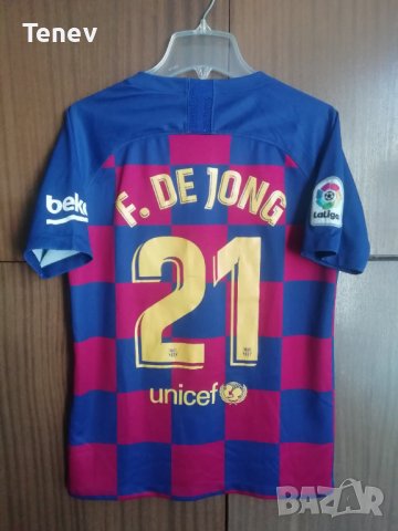 Barcelona Frenkie de Jong Nike оригинална тениска фланелка Барселона Де Йонг 2019/2020