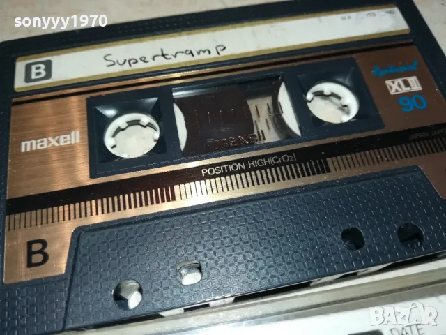 MAXELL XL II 90 SUPERTRAMP-ВНОС SWISS 2111241151, снимка 10 - Аудио касети - 48049587