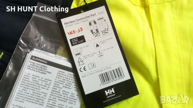 HELLY HANSEN Aberdeen Consruction Pant Work Wear 52 / L работен панталон W3-18, снимка 18 - Панталони - 51947065