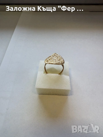75€/ГР Златен пръстен “капка”, снимка 3 - Пръстени - 56310728