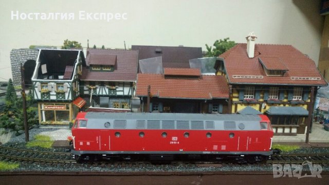 Piko Br219 U boat lok / Пико Бр219 дизелов локомотив "Подводницата" , снимка 5 - Други ценни предмети - 21968421