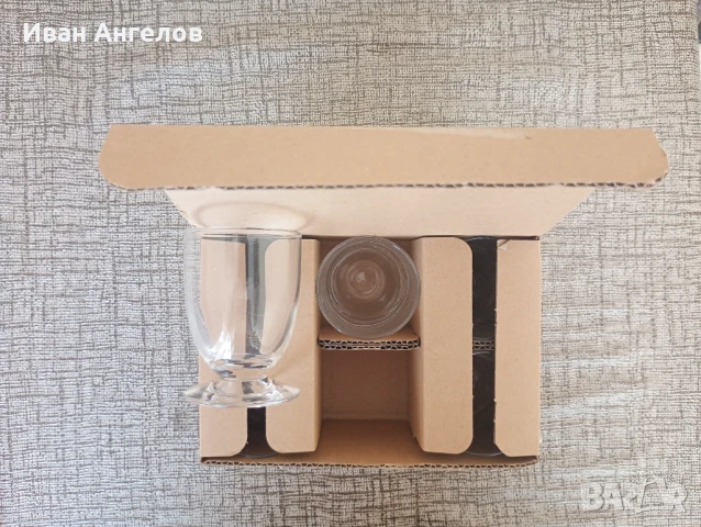 Продавам нов комплект чаши със столче за вино, саке, ликьор, снимка 4 - Чаши - 50884710