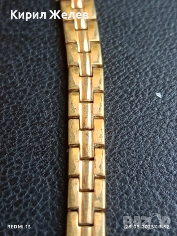 Част от позлатена верижка за часовник 12568, снимка 2 - Други ценни предмети - 51526624