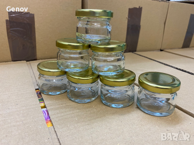 Бурканчета малки - 25 мл. с капачка, снимка 2 - Кутии за храна - 44839280