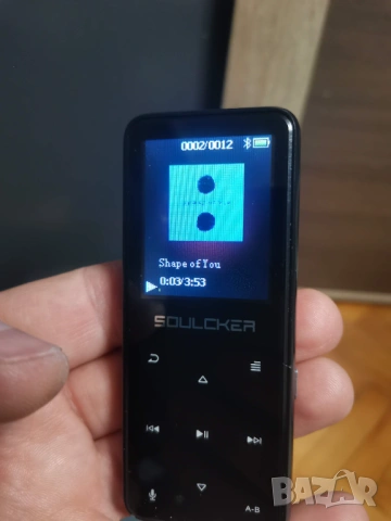 Музикален плеър SOULCKER -8 GB, Bluetooth, FM radio, pedometer, e-book, вграден високоговорител