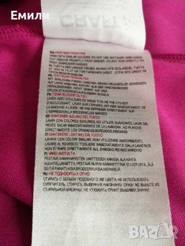 Craft дамска спортна тениска с къс ръкав в розов цвят р-р M, снимка 13 - Тениски - 41335520