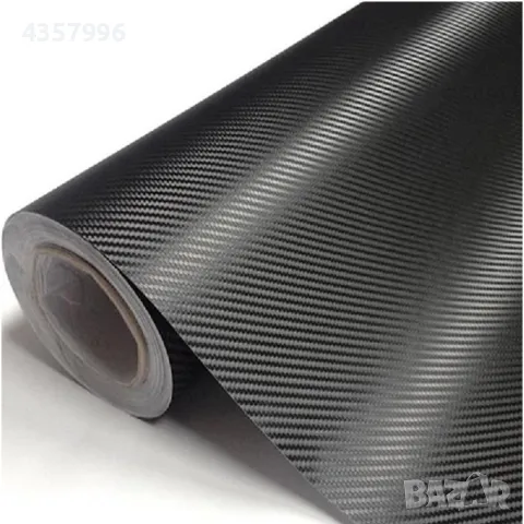 Фолио карбон, широчина 1.52М, черно