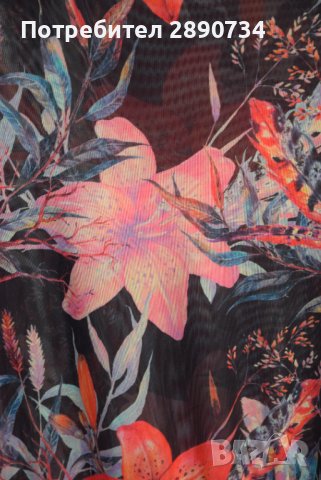 Цветна рокля със средна дължина, снимка 2 - Рокли - 41901393