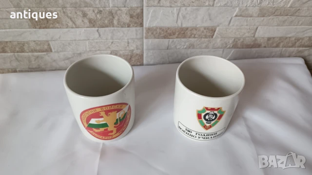 Порцеланов моливник - 2 броя - Военна тематика - зав.Диамант, снимка 2 - Антикварни и старинни предмети - 50626215