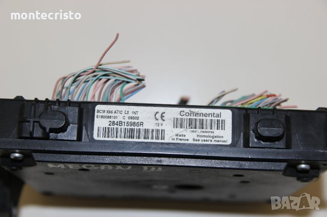 BCM Renault Megane III (2008-2013г.) 284B15986R / S180098101C / S180098101 C, снимка 2 - Части - 44193354