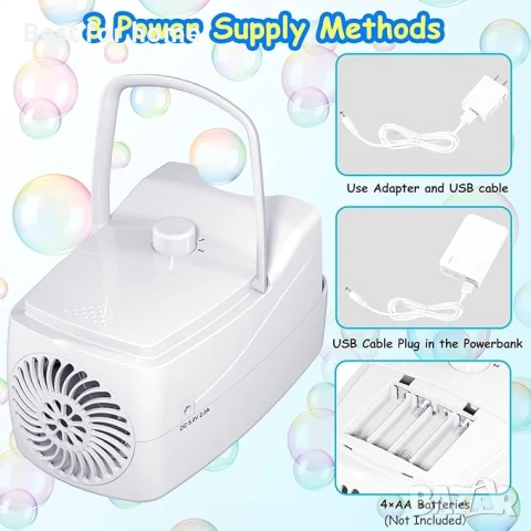 Машина за балончета,  18000+ балончета в минута с 2 скорости, 8 пръчки, снимка 4 - Други - 51306964