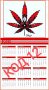 Календари 'Legalize THC Weed' (Супер Ламинат), снимка 11