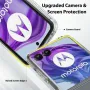 Motorola Razr 60 Ultra / Razr Ultra 2025 TPU + Акрил Прозрачен Калъф и Протектор, снимка 4