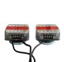 LED диодни стопове с магнит и окабеляване за ремаркета, платформи, МПС, снимка 3