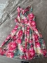 Уникална дамска рокля на цветя, снимка 2