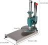 Инокс Ръчна Преса за тесто за пица, 24см, ръчно регулиране на дебелината, снимка 9