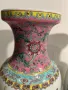 Двойка големи, китайски, порцеланови вази Qianlong Famille Rose Mandarin, снимка 3