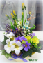 Великденска украса в керамична чаша, снимка 1 - Декорация за дома - 36128950
