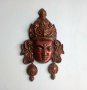 Колекционерска маска, медна, Азия, Буда, Тибет, декорация, снимка 1 - Антикварни и старинни предмети - 35603992