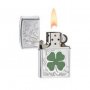 Запалка Zippo, Clover High Polish Chrome Design, снимка 2