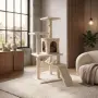 Котешки център за игра и почивка с драскалка и къщичка, 125 см, снимка 3
