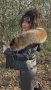 Дамски якета от естествена кожа и естествен косъм лисица, снимка 1 - Якета - 38653643