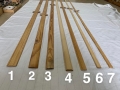 Дървени лайсни , снимка 1 - Строителни материали - 36070876