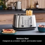 Тостер за 4 филии Morphy Richards Mexborough, 1860W,черна рамка,242901, снимка 2