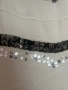 ПОДАРЯВАМ! Бяла бандажна рокля с камъчета М р-р, снимка 4
