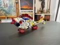 Винтидж стъклена фигурка на риба. №7914, снимка 3