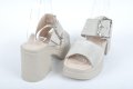 Дамски чехли от ествествен велур - Два цвята, снимка 4