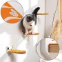 Нов Комплект 3 рафта за катерене на котки за стена Дървени стъпала , снимка 4
