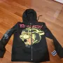 Нов суичер/ худи, анурак с цип ED HARDY оригинал.ватиран. САЩ, снимка 2