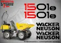 WACKER NEUSON строителна техника и механизация стикери, снимка 4