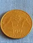 Монета 100 драхми 1999г. Гърция 45 Световно първенство по борба Атина 37482, снимка 2