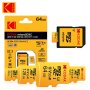 Оригинална Kodak U3 micro sd карта 64GB SDHC SDXC class 10 флаш карта с памет C10 micro sd tf карта , снимка 1 - Карти памет - 41690821
