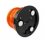 LED соларна аварийна лампа - буркан и маяк, оранжева, 18 LED, 4 режима, 12V, акумулаторна батерия, снимка 4