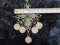 Сребърен Възрожденски Двустранен Кръст трепка накит носия, снимка 9