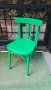 Зелени столове винтидж ретро, снимка 1 - Столове - 41793641