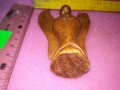 АРХАНГЕЛ АНГЕЛ СТАРА ДЪРВЕНА ФИГУРКА АРТ ДЪРВОРЕЗБА МАЙСТОРСКА ИЗРАБОТКА СТАТУЕТКА 35263, снимка 7