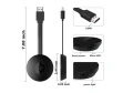 Мултимудиен плеър Chrome-Cast, HDMI, Предаване на мобилно устройство, снимка 3