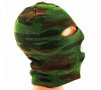 Зимна шапка маска за лице - Зелен камуфлаж, снимка 2