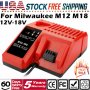 НОВИ 18V / 12V  Батерии Milwaukee M18 2.0Ah / 4Ah / 6Ah Чисто Нови, снимка 2