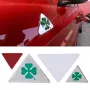 Стикери за Alfa Romeo Quatrefoil Зелен Делта за моделите Giulietta, Giulia, Spider, GT, 147, 1, снимка 2