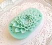 Декоративен карвинг сапун ‘Лотос’, форма тип плочка. 100% ръчна изработка с нож, снимка 4