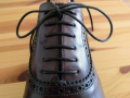 Santoni Oxford Brogue Goodyear + подарък, снимка 9